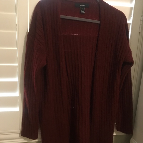 Red Cardigan - Picture 2 of 2